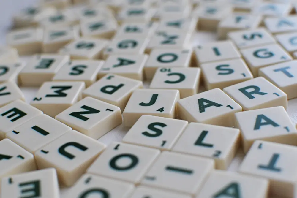 Woorden met Y in Scrabble en Wordfeud
